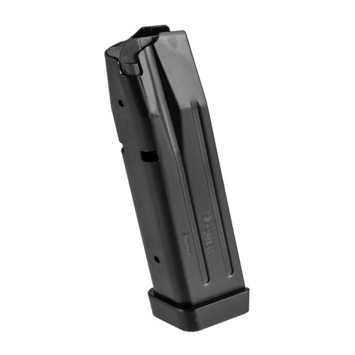 Magazyn P320 X-FIVE LEGION 9mm o pojemności 17 nabojów, wykonany ze stali, z aluminiowymi podstawami Henning Group®, kompatybilny z wszystkimi wariantami P320.