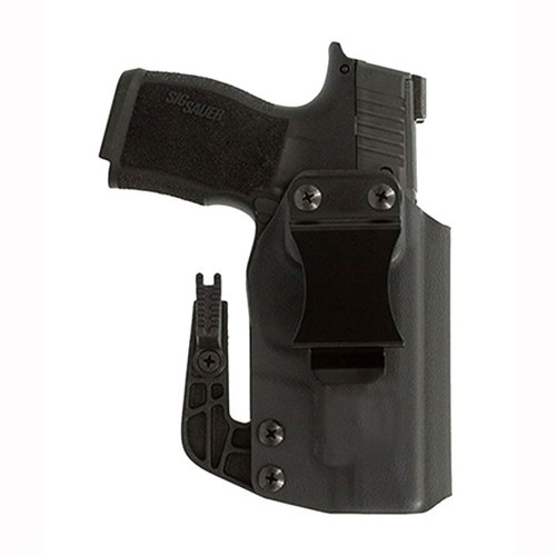 Wysokiej jakości IWB holster do P365XL, zaprojektowany do idealnego ukrycia, z SIG Strut dla lepszej wygody noszenia i mniejszego odcisku.