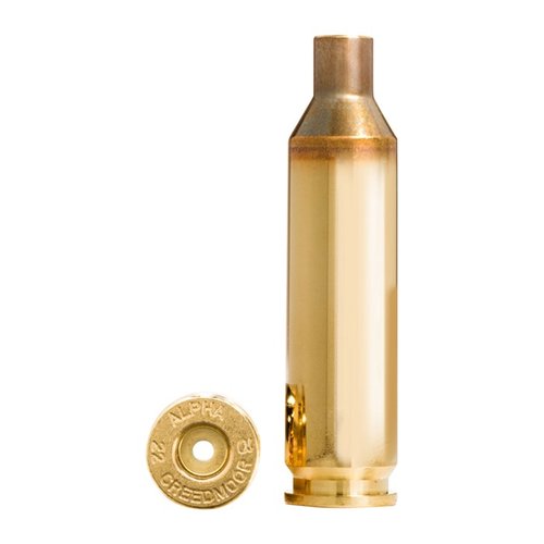 Alpha Munitions 22 Creedmoor Brass z technologią OCD zapewnia długą żywotność i wysokie osiągi, idealne do strzelania na dużą odległość.