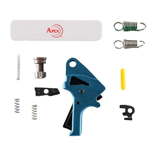 Zestaw Apex Forward Set Trigger Kit do M&P M2.0 zapewnia gładki, krótki i precyzyjny spust, redukując wagę spustu o 2 lbs i podróż spustu o 40%.