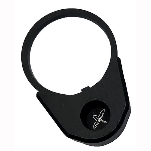 End plate AR-15 z 3 gniazdami QD, wykonana ze stali Billet 4140, dostępna w wykończeniu DLC Black lub FDE, zapewnia funkcjonalność i trwałość.