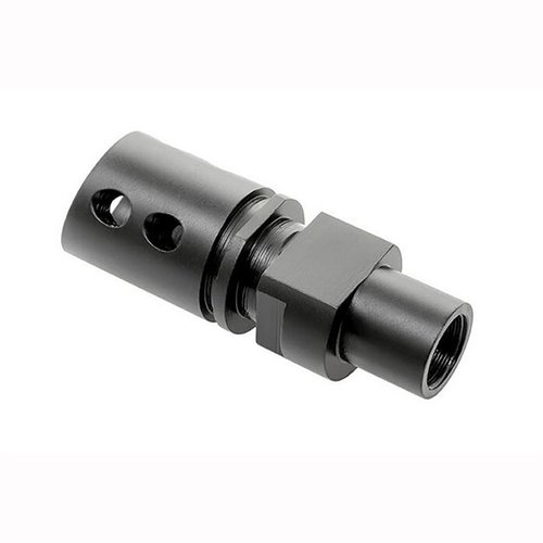 P90 Style Flash Hider M12 X 1 LH od CMMG skutecznie redukuje widoczność płomienia, poprawiając dyskrecję i komfort podczas strzelania.