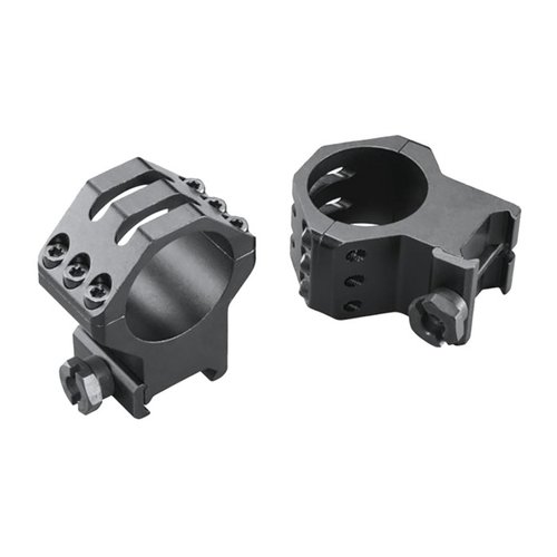 SIX-HOLE SKELTON RINGS WEAVER to wytrzymałe i lekkie mocowania 30mm, które zapewniają stabilność i precyzję podczas strzelania w trudnych warunkach.