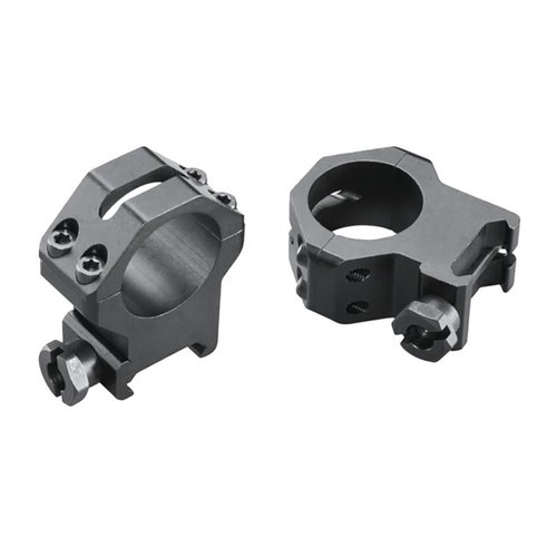 Pierścienie FOUR HOLE SKELETON z czterema śrubami Torx zapewniają mocne mocowanie optyki, wykonane z lekkiego aluminium 6061 T6 z anodowaniem Type III.