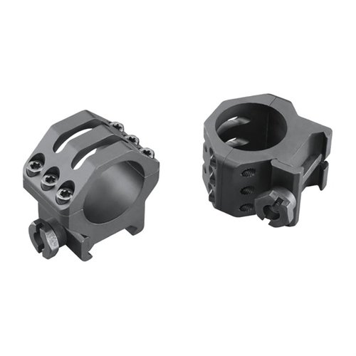 Sześciotaktowe pierścienie Picatinny WEAVER oferują maksymalne bezpieczeństwo dzięki sześciu śrubom, anodowane wykończenie i nowoczesny projekt crossbolta.