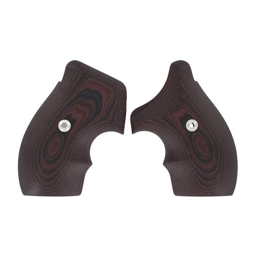 Chwyty VZ 320 do S&W J-FRAME 320 w kolorze Black Cherry oferują wygodny uchwyt z subtelną teksturą, podkreślającą piękne warstwy laminatu. Śruba T-15 w zestawie.