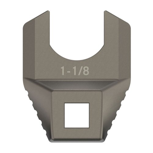 Specjalistyczny klucz MASTER-FIT FREE-FLOAT z precyzyjnym dopasowaniem, wykonany ze stali nierdzewnej pokrytej tytanem, zapewnia solidny chwyt i kontrolę.