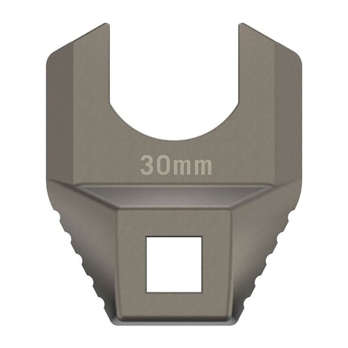 Specjalistyczny klucz MASTER-FIT FREE-FLOAT BARREL NUT WRENCH 30MM z powłoką tytanową, idealny do precyzyjnego stosowania momentu bez uszkadzania części broni.