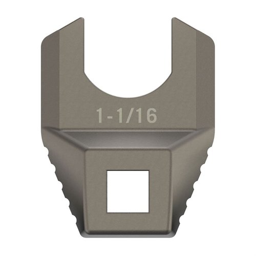 Specjalistyczny klucz MASTER-FIT FREE-FLOAT z precyzyjnym dopasowaniem, wykonany ze stali nierdzewnej pokrytej tytanem, zapewnia pewny chwyt i kontrolę przy dokręcaniu.