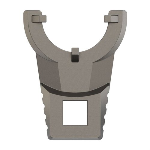 Wielofunkcyjny klucz MASTER-FIT z podwójną stroną, wykonany ze stali nierdzewnej pokrytej tytanem, idealny do precyzyjnego dokręcania castle nuts w broni.