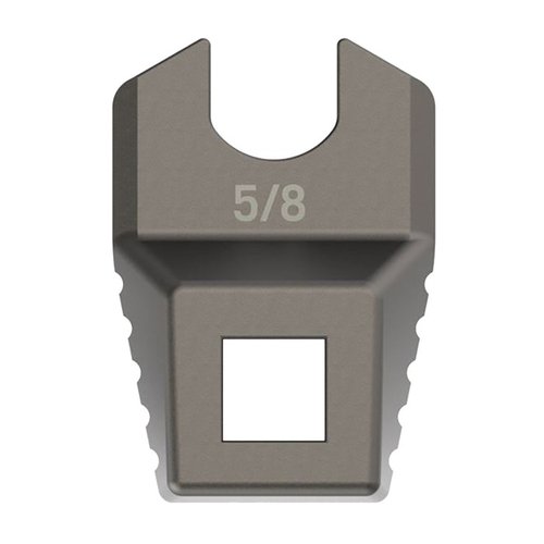 Specjalistyczny klucz MASTER-FIT 5/8 do urządzeń wylotowych i przedłużenia kolby A2, stal nierdzewna pokryta tytanem, precyzyjne dopasowanie i solidny chwyt.