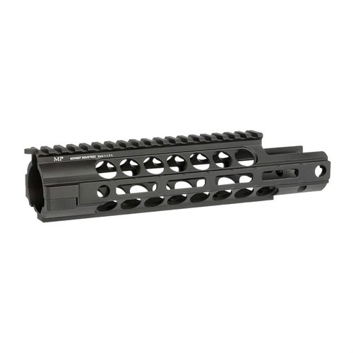 SIG 516 Extended Free Float M-LOK Handguard to lekka, solidna konstrukcja z monolitycznym górnym szyną, pięcioma gniazdami QD i miejscem na akcesoria.