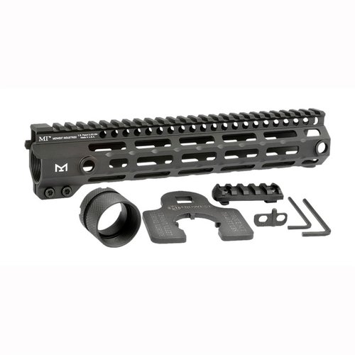 Rękojeść AR-15 G4 M-LOK od Midwest Industries to wytrzymała konstrukcja z aluminium 6061, pięć długości, osiem M-LOK i pięć kieszeni QD dla maksymalnej wszechstronności.