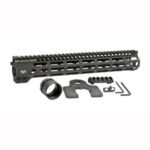 Nowe rękojeści AR-15 G4 M-LOK z aluminium 6061, pięć długości, pięć kieszeni QD, siedem stron M-LOK oraz ciągła szyna picatinny - idealne do akcesoriów.