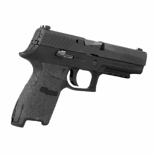 Talon Compact Grip Tape poprawia chwyt w SIG P250/P320, oferując doskonałą teksturę, ambidextrous safety cut oraz zachowując logo SIG Sauer.