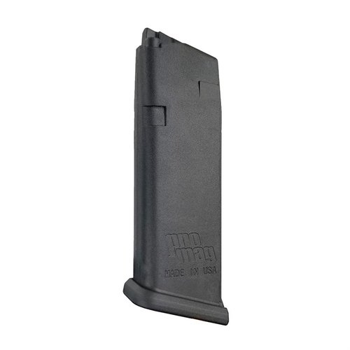.45ACP MAGAZYN DO GLOCK® 21 o pojemności 13 nabojów, wykonany z polimeru DuPont™ Zytel®, z stalowym wkładem i sprężyną z chromowo-silikonowego drutu.