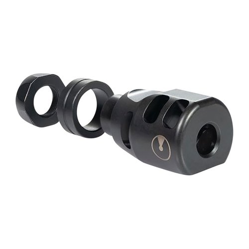 PCC Lithium Compensator 9mm od Ultradyne redukuje podskoki lufy, poprawia celność i przyspiesza powroty do celu, łatwa instalacja dzięki dołączonemu nakrętkowi.