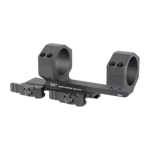 QD SCOPE MOUNT 35MM od MIDWEST INDUSTRIES zapewnia niezrównaną funkcjonalność, precyzyjne dopasowanie oraz trwałość dzięki anodowanemu aluminium 6061.