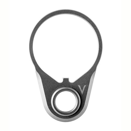 AR-15 QD Endplate Titanium od V Seven Weapon Systems to lekka (7.2 g) i wytrzymała konstrukcja z tytanu klasy 5, dostępna w wykończeniu surowym lub Ionbond Black.