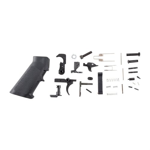 Zestaw AR-15 LOWER PARTS KIT od ZRO DELTA oferuje gładki spust dzięki Enhanced Longitudinal Grind, co przekłada się na lepszą precyzję i mniejsze opory.