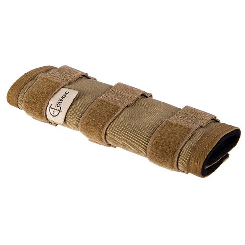 Osłona Cole-Tac Metal Python chroni tłumik przed uszkodzeniami, zapobiega oparzeniom oraz eliminuje mirage, a innowacyjne paski BOA zapewniają stabilność podczas strzałów.