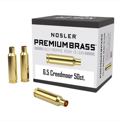 Nosler 6.5 Creedmoor Premium Brass to w pełni przygotowane i gotowe do załadunku łuski, które zapewniają maksymalną dokładność i niezawodność dzięki starannej obróbce.