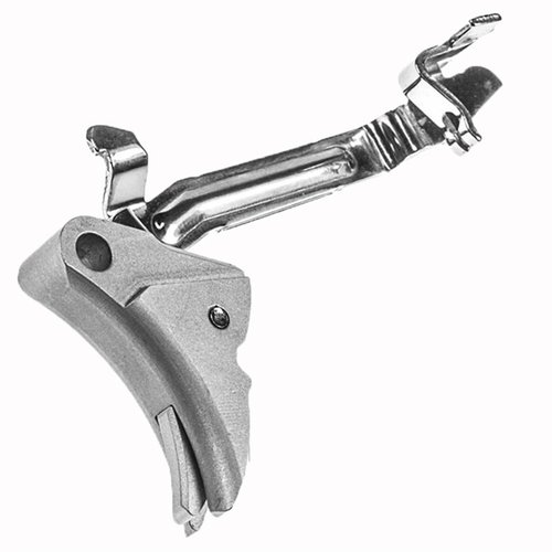 Regulowany spust z aluminiowym butkiem CNC, umożliwia łatwą regulację pre travel i over travel bez demontażu z broni. Wygodny i bezpieczny w użyciu.