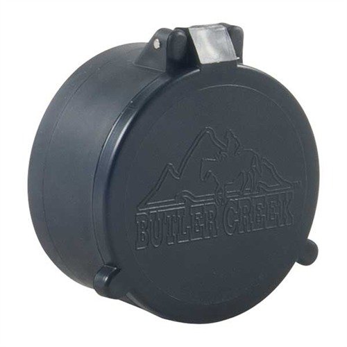 Pokrowce na obiektyw FLIP-OPEN chronią szkła celownika przed zarysowaniami, są odporne na warunki atmosferyczne oraz łatwe w użyciu dzięki mechanizmowi sprężynowemu.