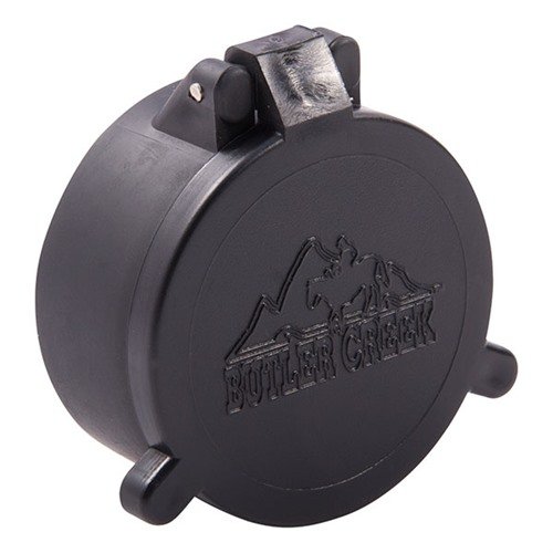 Pokrowce na soczewki FLIP-OPEN chronią przed kurzem, wilgocią i uszkodzeniami, a ich otwieranie jest łatwe dzięki naciskowi palca. Idealne do myśliwstwa.