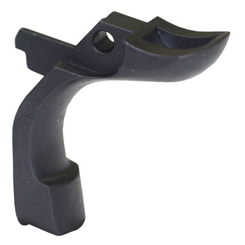 Beavertail Grip Safety obniża pistolet w dłoni, zmniejszając odczuwalny odrzut i poprawiając komfort oraz precyzję strzałów dzięki podwyższonej strefie kontaktu.