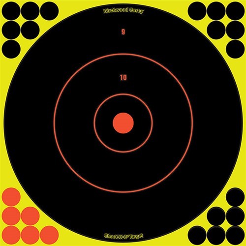 30 Targets BIRCHWOOD CASEY Shoot-N-C 8 Bulls-Eye Target