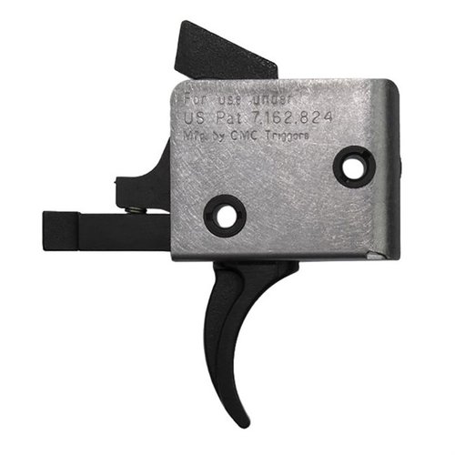 CMC AR-15 Single Stage Trigger z dużym pinem pasuje do Colt Large-Pin Lower, oferując łatwy montaż, precyzyjny spust i różne ciężary spustu.