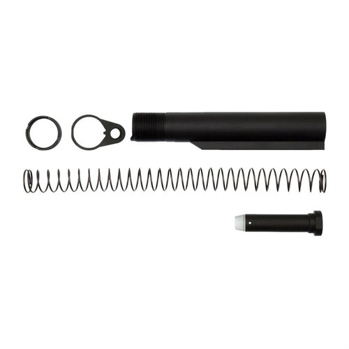 Zestaw AR-15 Buffer Tube Assembly od CMC Triggers to sześciopozycyjny tubus z aluminium 7075-T6, z otworami odpływowymi i kompletem wysokiej jakości akcesoriów.