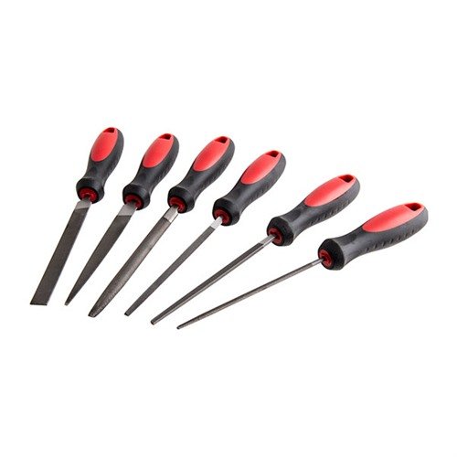 Zestaw pilników z uchwytami FRIEDR. DICK GMBH to idealne narzędzie dla każdej osoby zajmującej się bronią, zapewniające precyzyjne szlifowanie i wygodę użytkowania.