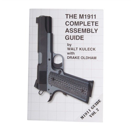 M1911 COMPLETE ASSEMBLY GUIDE- VOLUME II to niezbędny przewodnik do budowy i modernizacji pistoletu 1911, oferujący szczegółowe instrukcje i porady.