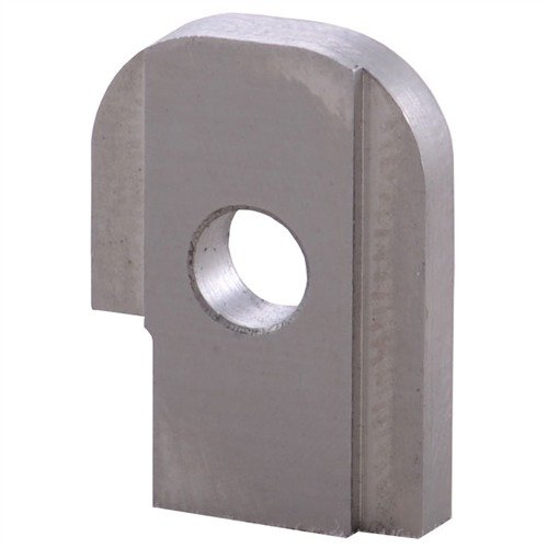 Wzmocniony firing pin stop do 1911, zapewniający lepszą ekstrakcję i zasilanie, z możliwością precyzyjnego dopasowania, wykonany ze stali węglowej lub nierdzewnej.