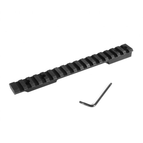 EGW Weatherby Mark V Heavy Duty Scope Bases oferują jednoczęściowy szynowy system Picatinny, precyzyjne wykonanie z aluminium 7075 T6 oraz możliwość łatwej regulacji.