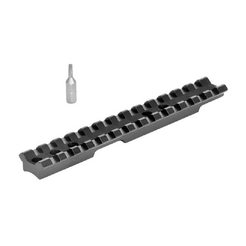 Jednoczęściowy montaż Picatinny EGW zapewnia elastyczność montażu, redukuje masę, a jego trwałość gwarantuje anodowanie Type II. Idealny dla myśliwych i strzelców taktycznych.