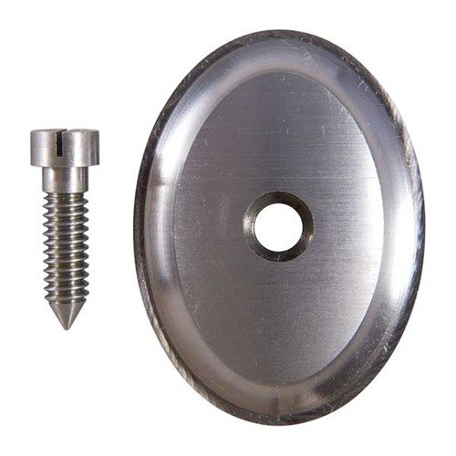 Duża stalowa nasadka na rękojeść RIFLE GRIP CAP o eleganckich konturach, idealna do grawerowania, z precyzyjnym dopasowaniem śruby.