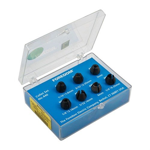 Zestaw COLLET SETS No. 4 marki BLACKSTONE to idealne narzędzie dla każdej osoby zajmującej się obróbką, zapewniające precyzyjne mocowanie i wszechstronność.