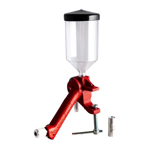 Bench Rest® Powder Measure zapewnia równomierne dozowanie prochu, osiągając powtarzalność do 1/10 graina i umożliwiając pomiar od 2½ do 95 grainów.