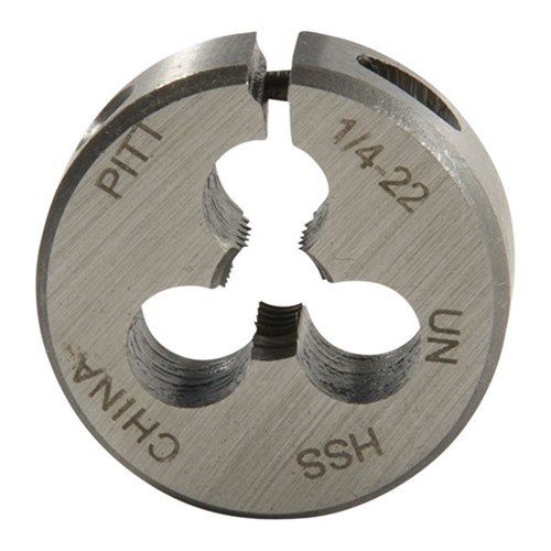 Wysokiej jakości Fractional Carbon Dies od Brownells zapewniają precyzyjne gwintowanie, trwałość dzięki stalowemu materiałowi i łatwe usuwanie uszkodzonych fragmentów.