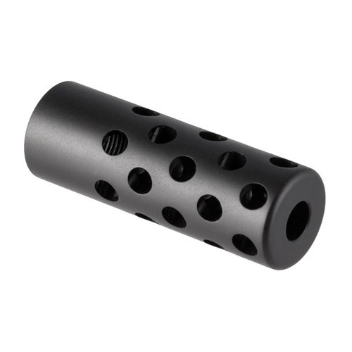 Gentry Custom Quiet Muzzle Brake 6.5mm skutecznie redukuje odrzut i skok lufy, dostępny w wykończeniu matowym, błyszczącym lub ze stali nierdzewnej.