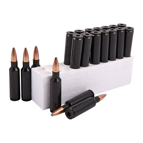 Inertne naboje CENTERFIRE RIFLE DUMMY ROUNDS 300 WSM umożliwiają bezpieczne testowanie funkcji broni, eliminując ryzyko przypadkowego wystrzału.