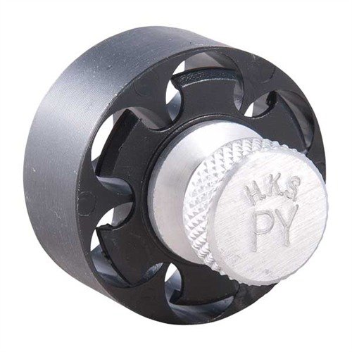 Kompaktowy i lekki SPEEDLOADER HKS zapewnia szybkie ładowanie amunicji do .38/.357 Colt Python, gwarantując bezpieczeństwo i niezawodność.