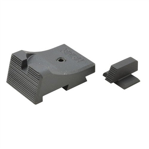 Niskoprofilowe, stałe przyrządy celownicze HEINIE 1911 SLANTPRO zapewniają gładkie wyciąganie bez zaczepiania, idealne do noszenia i zawodów.