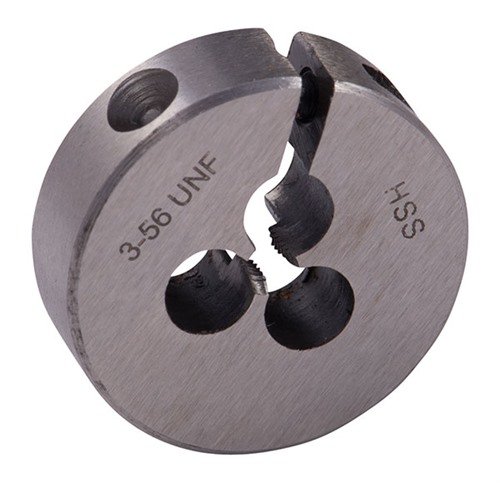 Wysokiej jakości WIRE GAUGE CARBON DIES od Brownells zapewniają precyzyjne gwintowanie dzięki trwałej konstrukcji ze stali węglowej i łatwemu usuwaniu fragmentów.