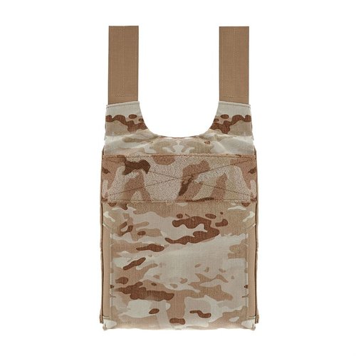 LV-119 REAR COVERT PLATE BAG to dyskretny, niskoprofilowy system noszenia płytek ochronnych, z regulowanym cummerbundem i panelem na rzepy na identyfikatory.