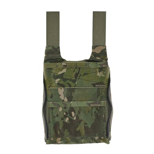 LV-119 OVERT Rear Plate Bag oferuje skalowalność, minimalną webbing MOLLE, integrację Recovery Handle oraz możliwość dostosowania do różnych środowisk operacyjnych.