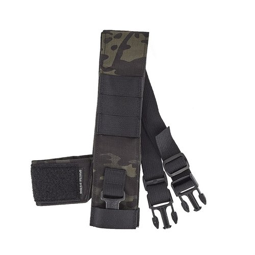 FAT STRAP to pojedynczy pas do Micro Fight Chest Rig, z prostą konstrukcją, elastycznymi punktami mocowania i rzepem na oznaczenia, idealny do samodzielnego noszenia.